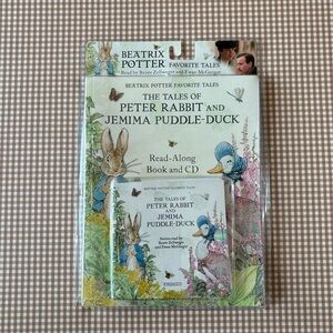 THE TALES OF PETER RABBIT AND JEMIMA PUDDLE-DUCK BOOK. Read along. NEW